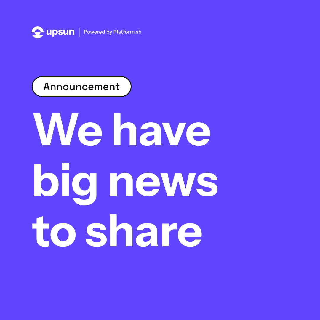 upsundotcom's tweet image. 📣 Big news! 📣 Today our Advocacy team has launched the all new Upsun Developer Center! Explore the latest articles, videos, and community resources all from one place.
Check it out now at devcenter.upsun.com
#deployfriday @upsuncom