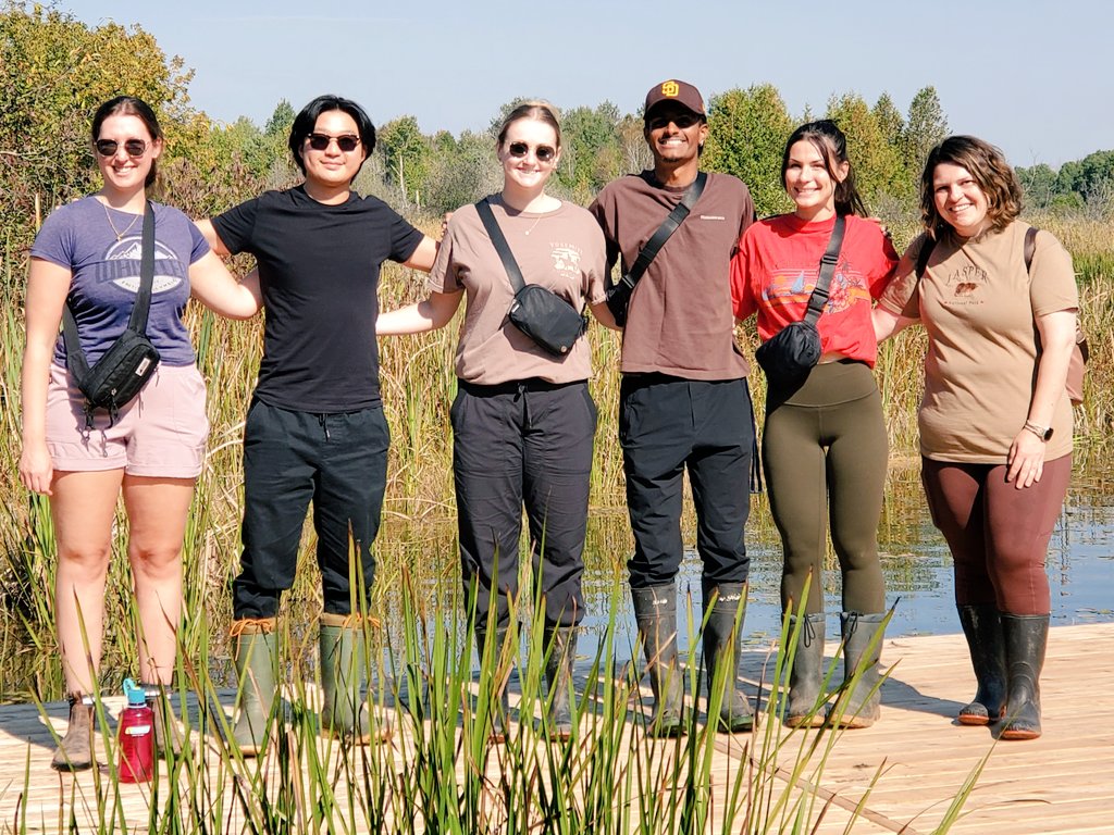 It was a perfect #outdoorlearning day. Today I was working at Nonquon with the Place-based Learning staff from #DDSB. Our visiting students were from Pine Ridge S.S. and some of my <a href="/OT_FED/">Frazer Faculty of Education</a> teacher candidates came to observe the programming. #ontariotechu