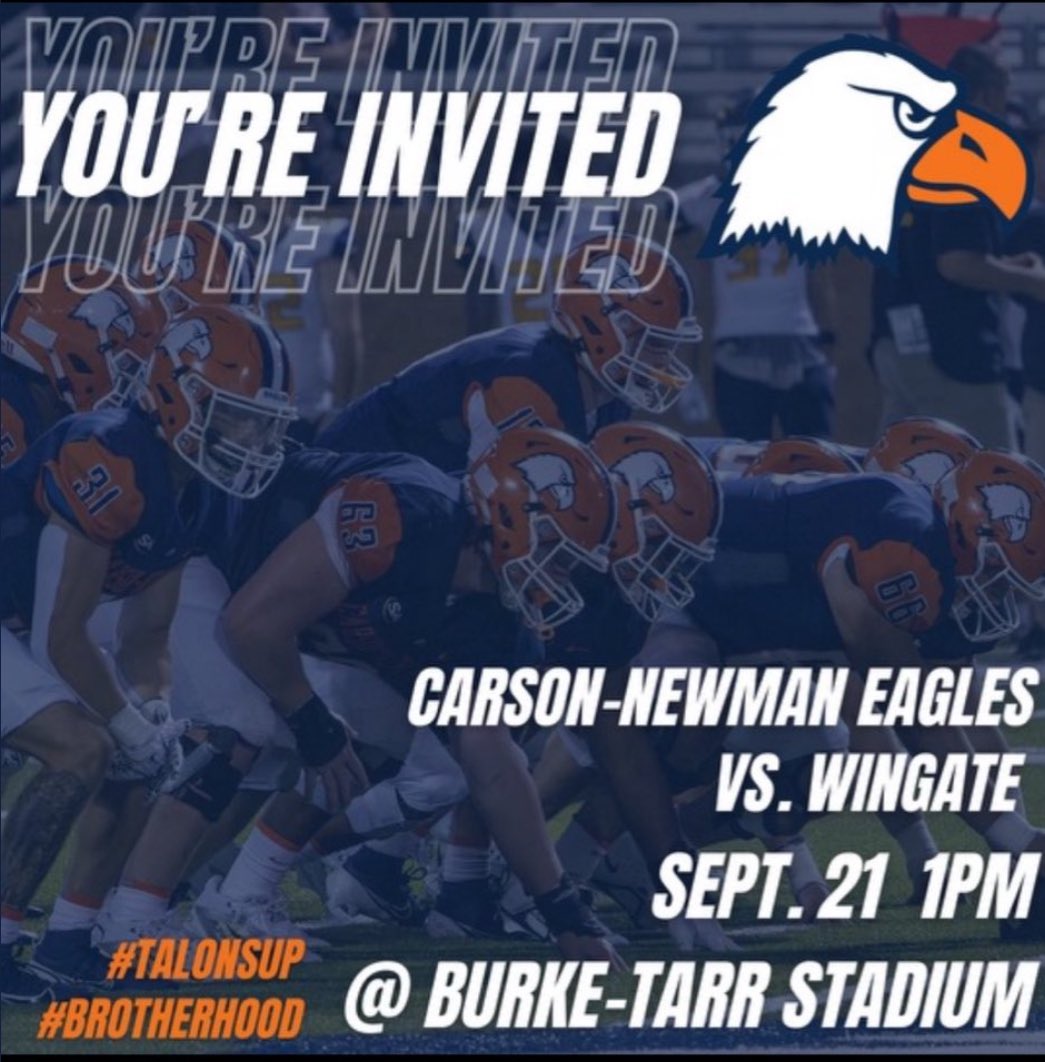 Thank you <a href="/cnfootball/">Carson-Newman Football</a> for the game day invite‼️ <a href="/CoachAGoss/">Antonio Goss</a>