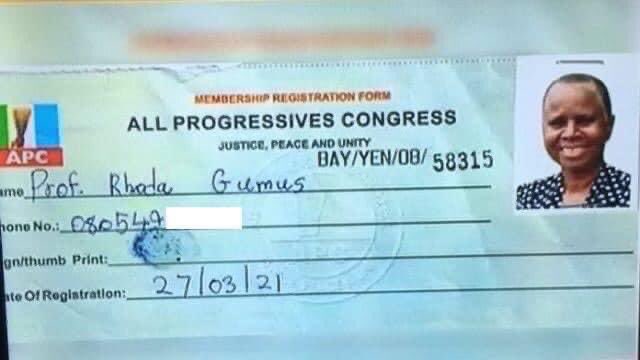 This is the INEC REC man in charge of Edo elections tomorrow. Card carrying member of APC.