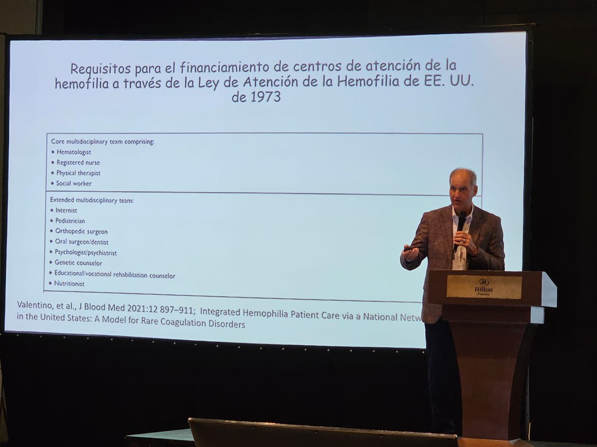 Happy to join the group of passionate #bleedingdisorders advocates in Panama City at #HABITPanama24 and provide an overview on the importance of integrated comprehensive care. #WFH