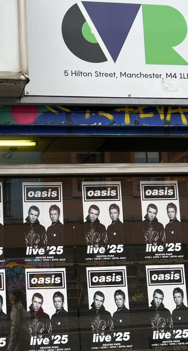 vinylrevivalmcr (@vinylrevivalmcr) on Twitter photo We have the last batch of 30 of the Oasis Heaton Park posters put up around the Northern Quarter. Currently raised £1450 for <a href="/TheChristie/">The Christie Charity</a> . Collection only from the shop. Big thanks to <a href="/StickupMedia/">STICKUPMEDIA!</a>. #oasis2025 #Oasis <a href="/liamgallagher/">Liam Gallagher</a> <a href="/NoelGallagher/">Noel Gallagher</a> <a href="/BoneheadsPage/">Paul Arthurs.</a> We have the last batch of 30 of the Oasis Heaton Park posters put up around the Northern Quarter. Currently raised £1450 for <a href="/TheChristie/">The Christie Charity</a> . Collection only from the shop. Big thanks to <a href="/StickupMedia/">STICKUPMEDIA!</a>. #oasis2025 #Oasis <a href="/liamgallagher/">Liam Gallagher</a> <a href="/NoelGallagher/">Noel Gallagher</a> <a href="/BoneheadsPage/">Paul Arthurs.</a>