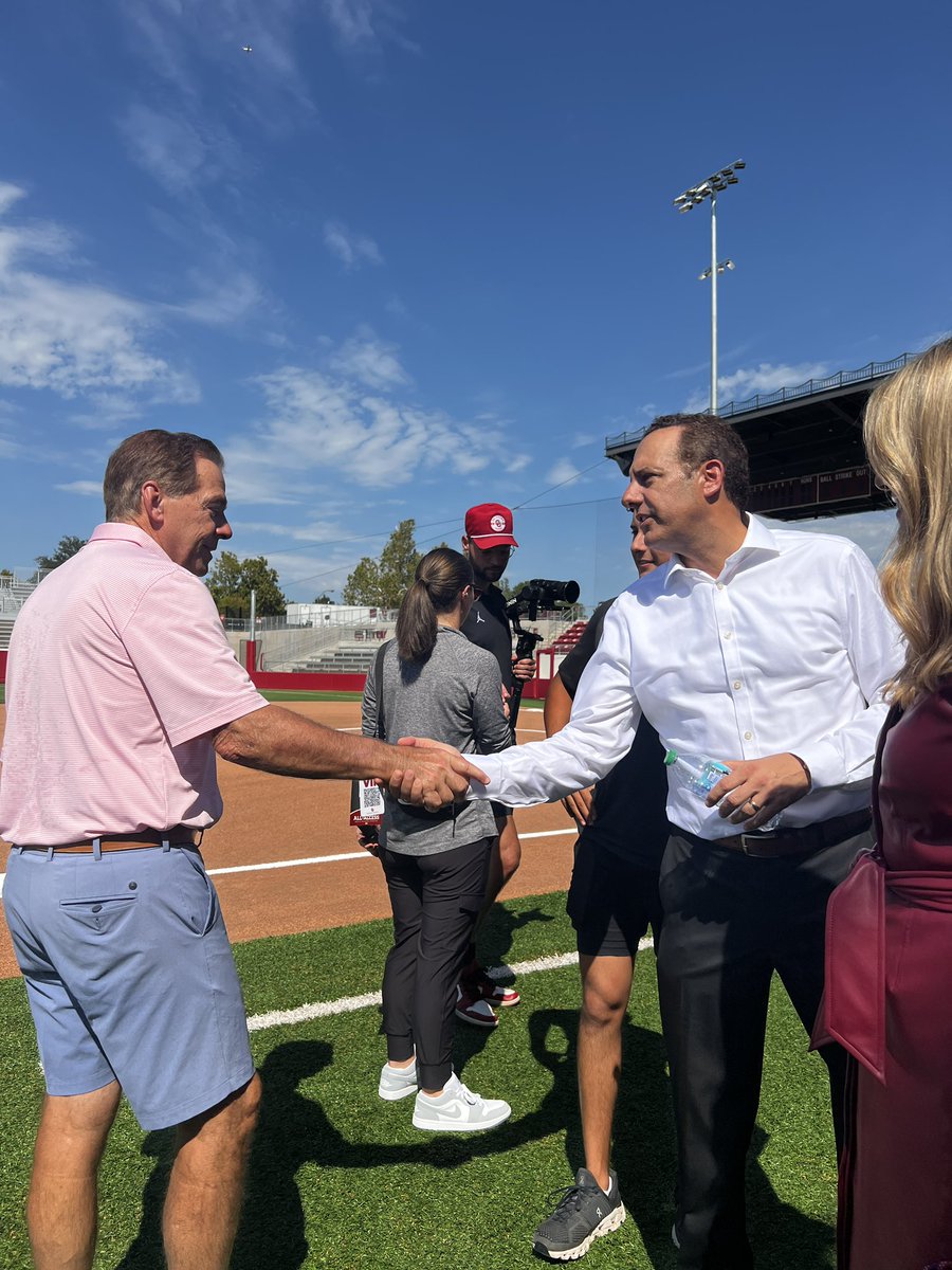 Joseph Harroz, Jr. (@ou_president) on Twitter photo Not every day you get to spend the afternoon with the <a href="/CollegeGameDay/">College GameDay</a> crew and the four-time defending national champions, <a href="/OU_Softball/">Oklahoma Softball</a>.
Tune in, Sooner Nation, and canβt wait to see you all on South Oval tomorrow! Not every day you get to spend the afternoon with the <a href="/CollegeGameDay/">College GameDay</a> crew and the four-time defending national champions, <a href="/OU_Softball/">Oklahoma Softball</a>.
Tune in, Sooner Nation, and canβt wait to see you all on South Oval tomorrow!