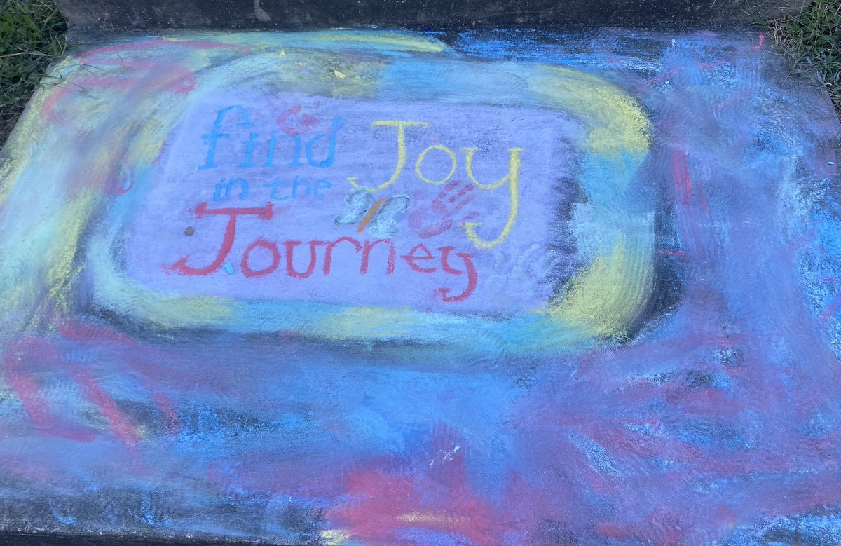 My EDU 250 students created some sidewalk art today to promote the teaching profession. I have the privilege of teaching future high school science, elementary, preschool, and middle school teachers! <a href="/ScottieChannel/">Scottie Channel</a> <a href="/JNormanGHS/">Joey Norman</a>