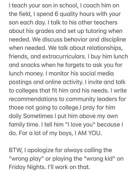 An open letter to parents from a high school football coach ...

~ via <a href="/Coach_Kvalheim/">𝕭𝖎𝖑𝖑 𝕶𝖛𝖆𝖑𝖍𝖊𝖎𝖒</a>