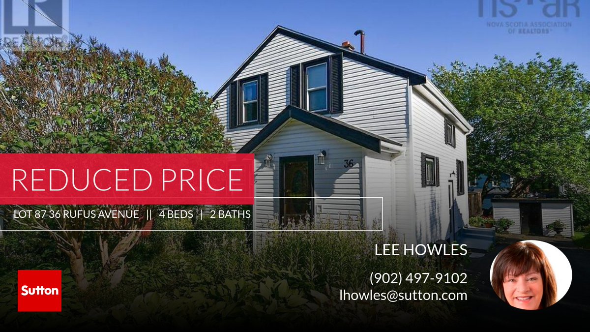 📍 Reduced Price 📍 This recently reduced home at Lot 87 36 Rufus Avenue in Halifax won't last long, so, don't wait to set up a showing! Reach out here or at (902) 497-9102 for more information!

Lee Howles, Realt... leehowles.sutton.com/showcase/lot-8…