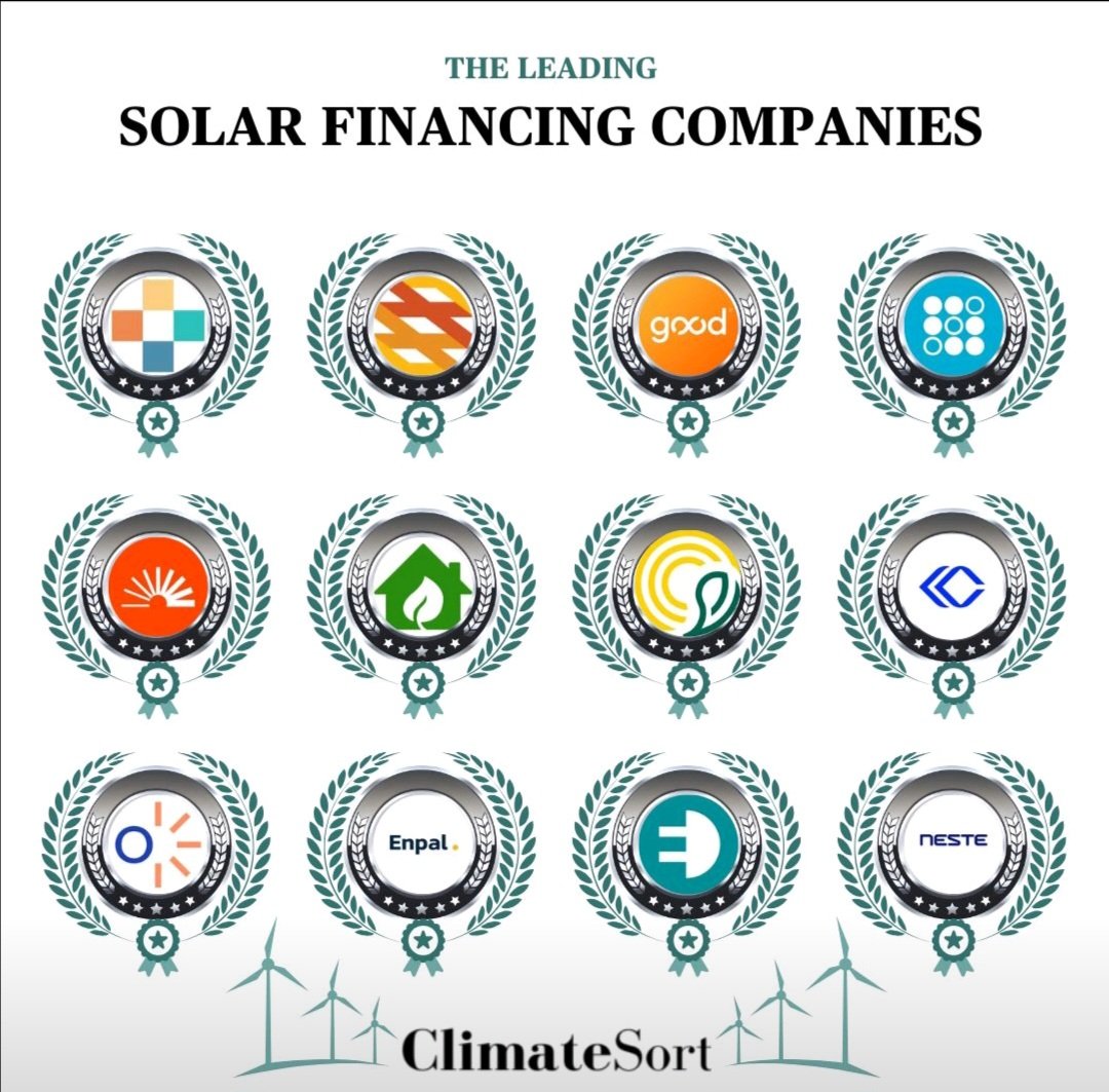 Powering the future: Spotlight on Solar Financing Pioneers. ☀️
climatesort.com/solar-financin…
Here are a few of the featured innovators. 
<a href="/onegoodleap/">GoodLeap</a>
<a href="/LS_Loans/">LightStream by Truist</a> 
<a href="/enpal_de/">Enpal</a> 
<a href="/OtovoSolar/">Otovo</a> 
<a href="/SoFi/">SoFi</a> 

#RenewableEnergy #sustainable #climatetech