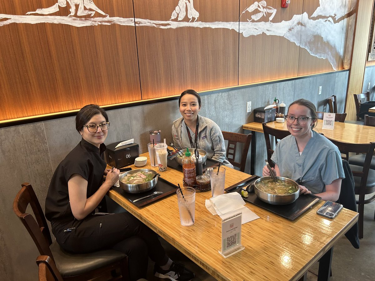 UH Surgery Residents (@uhsurgeryres) on Twitter photo After a day of cases, attending breast surgeon, Dr. Li treats PGY3 <a href="/H_HannahZhao/">H. Hannah Zhao</a> and MS3 Mackenzie to a delicious lunch! Grateful for our attendings that go the extra mile to show that they care! #wellness #surgeryresidencyISFUN <a href="/Inside_TheMatch/">Inside The Match</a> <a href="/FutureGenSurg/">Future Gen Surg Residents</a> <a href="/AmCollSurgeons/">American College of Surgeons</a> After a day of cases, attending breast surgeon, Dr. Li treats PGY3 <a href="/H_HannahZhao/">H. Hannah Zhao</a> and MS3 Mackenzie to a delicious lunch! Grateful for our attendings that go the extra mile to show that they care! #wellness #surgeryresidencyISFUN <a href="/Inside_TheMatch/">Inside The Match</a> <a href="/FutureGenSurg/">Future Gen Surg Residents</a> <a href="/AmCollSurgeons/">American College of Surgeons</a>