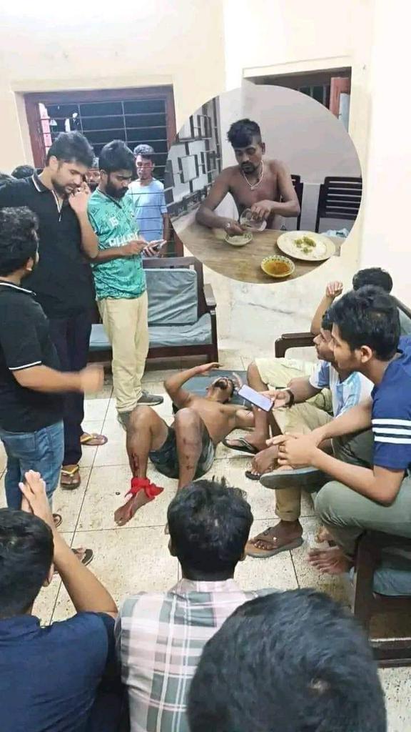 Rasheluddin197's tweet photo. Tofazzal was given rice to eat by students of Dhaka University before being beaten to death. 
 After eating, they beat him to death. 
 Can you imagine how much fun the festival has killed him?
 It is called the Oxford of the East, where rice is given in exchange for life. https://t.co/h4cPFjhofK