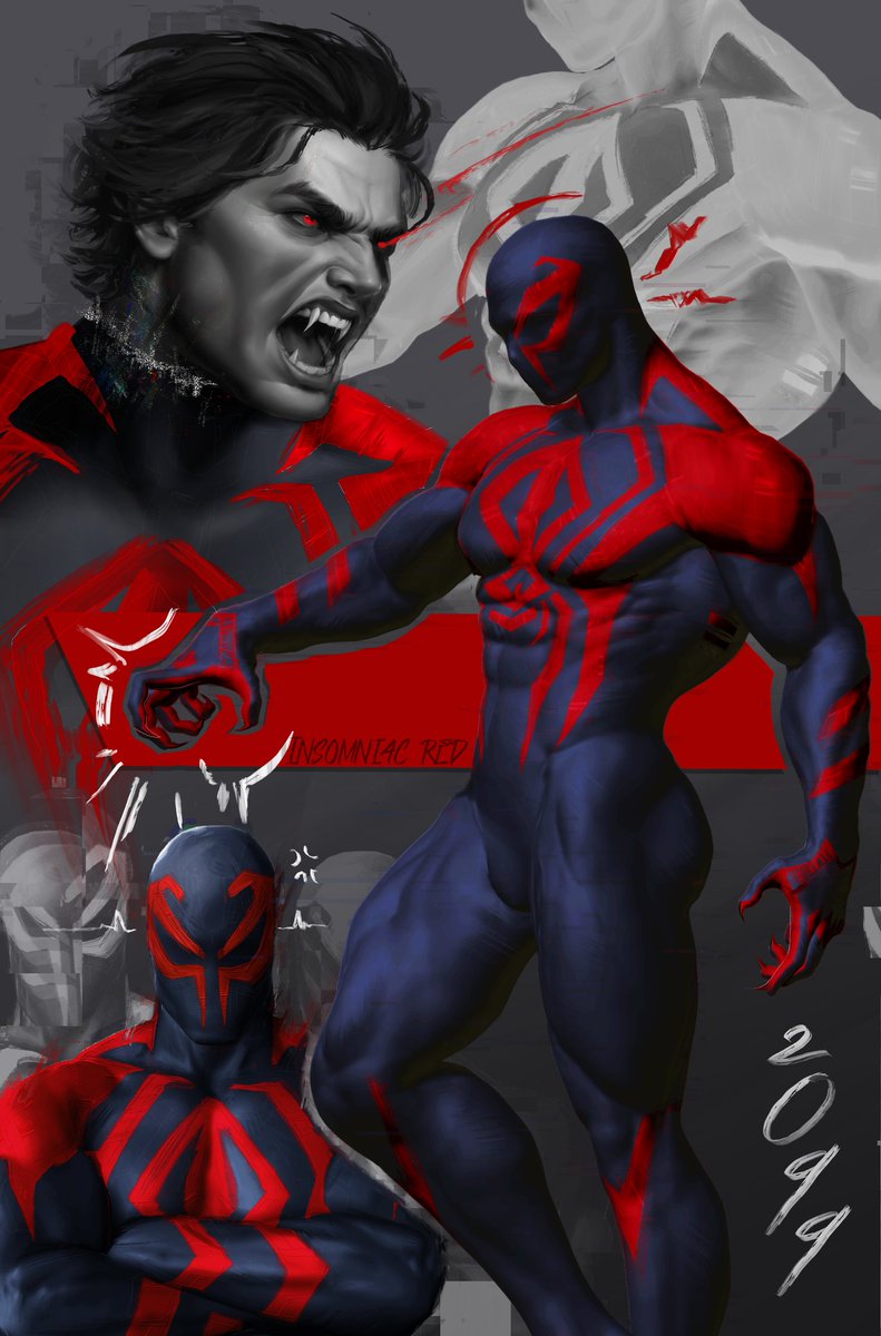 _Red_Insomniac's tweet image. Artists, use ONE image to convince people to follow you:

This one was a fan favorite ^^ #MiguelOHara