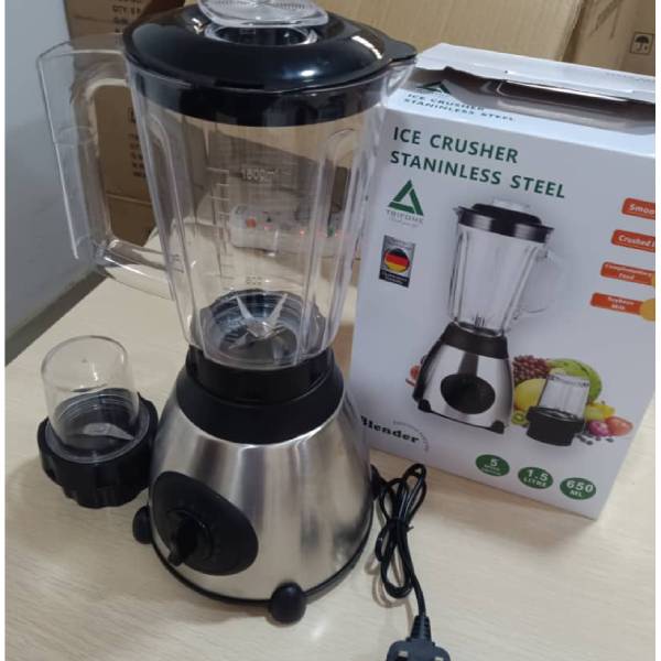 janelfoods's tweet photo. The newly improved Trifone Ice Crusher Plastic Grinder Blender 1500W is suitable for hard foods and crush even ice block.

Get it today for as low as N21,500 (ONLY TODAY)

Visit the link: https://t.co/qdSVByQyCh https://t.co/kQXYTEB0Fa