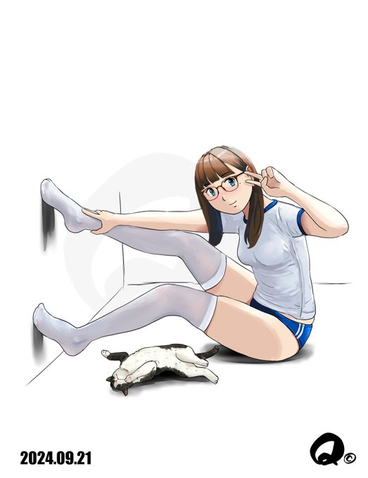 9/21㊏
ブルマ✖ニーソ
好きなヒト～～～✋ 