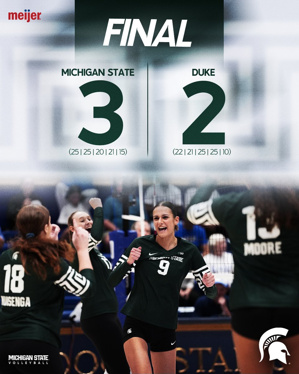 MSU_Volleyball's tweet image. Zuzanna Kulig's 11 blocks were the most by a Spartan since 2014!  

Notes to know from tonight's match at Duke ⬇️ 

#GoGreen | #SetTheStandard