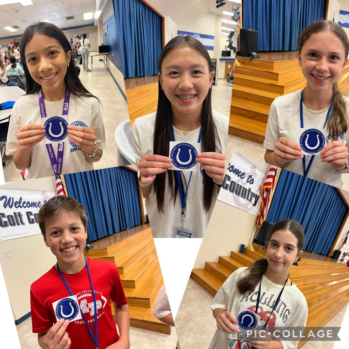 COLT PRIDE RECIPIENTS! 
Perseverance💙Respect💙Integrity💙Discipline💙Excellence