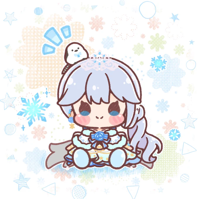 ぬいMireaちゃん𓈒𓏸新衣装可愛くて素敵…!#Mire_art 