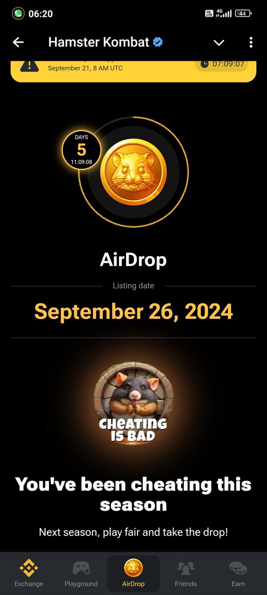 bgbadal_ff's tweet photo. @hamster_kombat "If HAMSTER Kombat gets listed on any exchange, we will delete that exchange."
#BYCOOTBINANCE
#BYCOOTOKX
#BYCOOTBYBIT
#BYCOOTEBIEXCHANGE
#BYCOOTTELEGRAMWALLET
#BYCOOTTELEGRAM
#SCAMBINANCE
#SCAMOKX
#SCAMBYBIT
#SCAMEBIEXCHANGE
#SCAMTELEGRAMWALLET
#SCAMTELEGRAM
#HAMSTERKOMBATSCAM https://t.co/bn5N9Ja54R