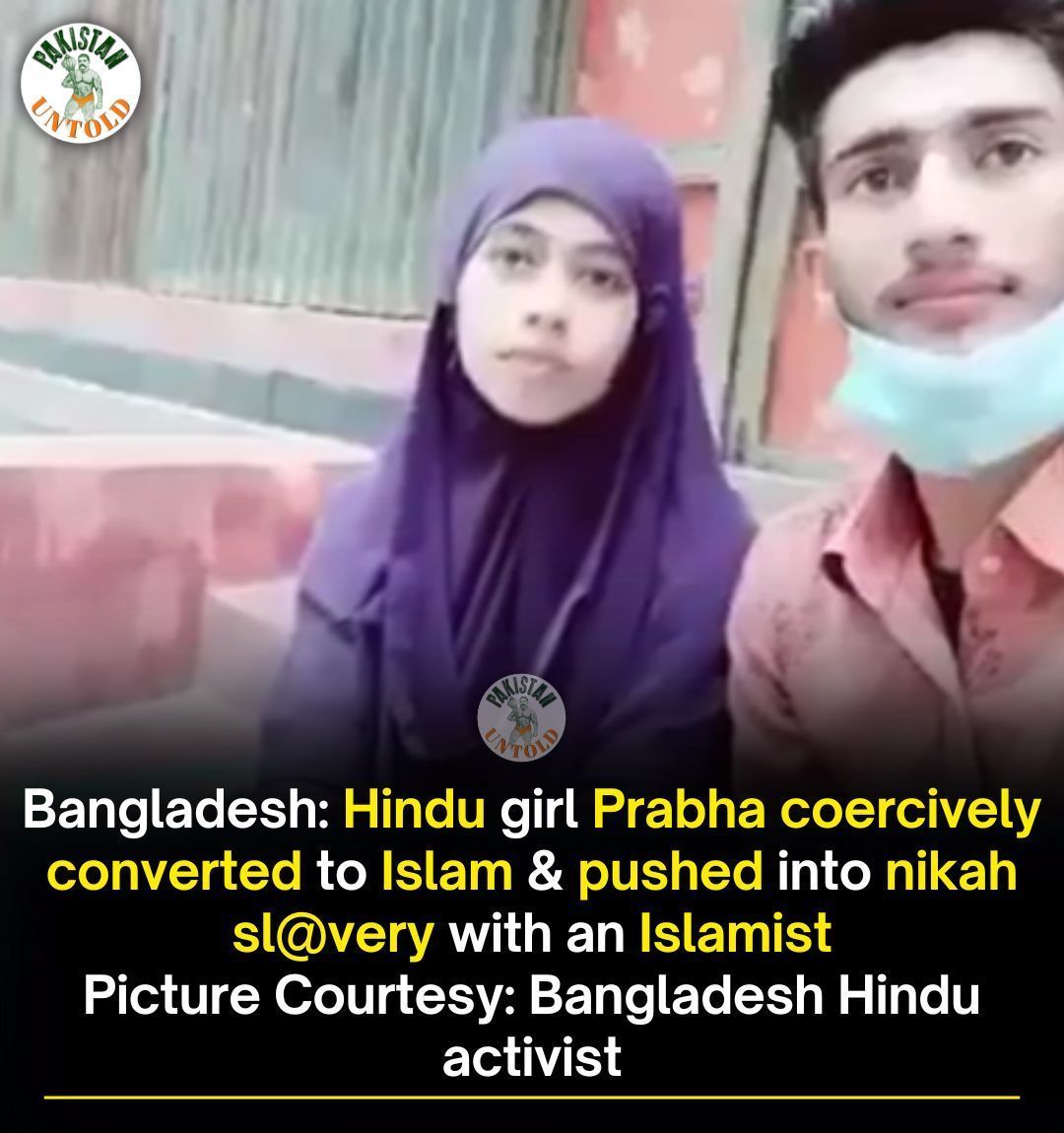 pakistan_untold's tweet image. Bangladeshi Hindu girl Prabha was converted to Islam for nikah sl@very to Islamist.

Unforgettable wrongs. Unforgivable deeds.