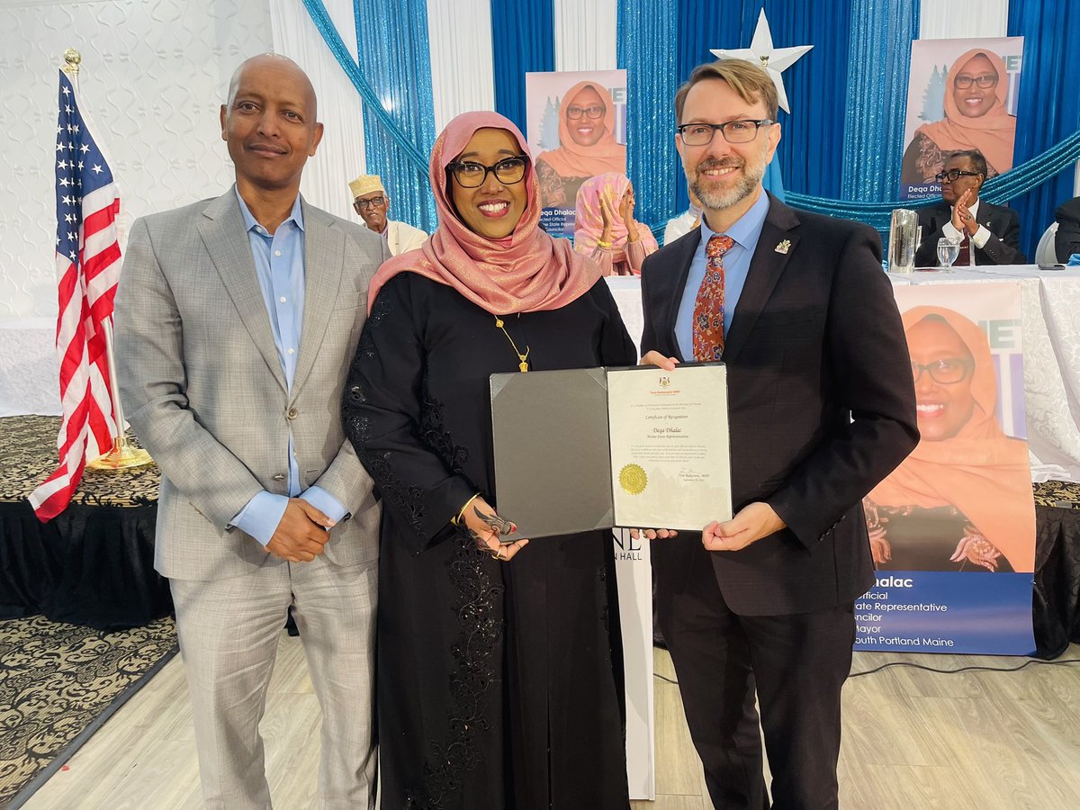 FaisalAHassan's tweet photo. Thrilled to welcome @DeqaDhalac, trailblazing former mayor of South Portland, Maine & Maine legislator, to Toronto! With @RakocevicT #HRBC she's inspiring cross-border collaboration & community building. A true champion for immigrant rights & social justice! #DeqaDhalac #Toronto #CommunityLeadership
