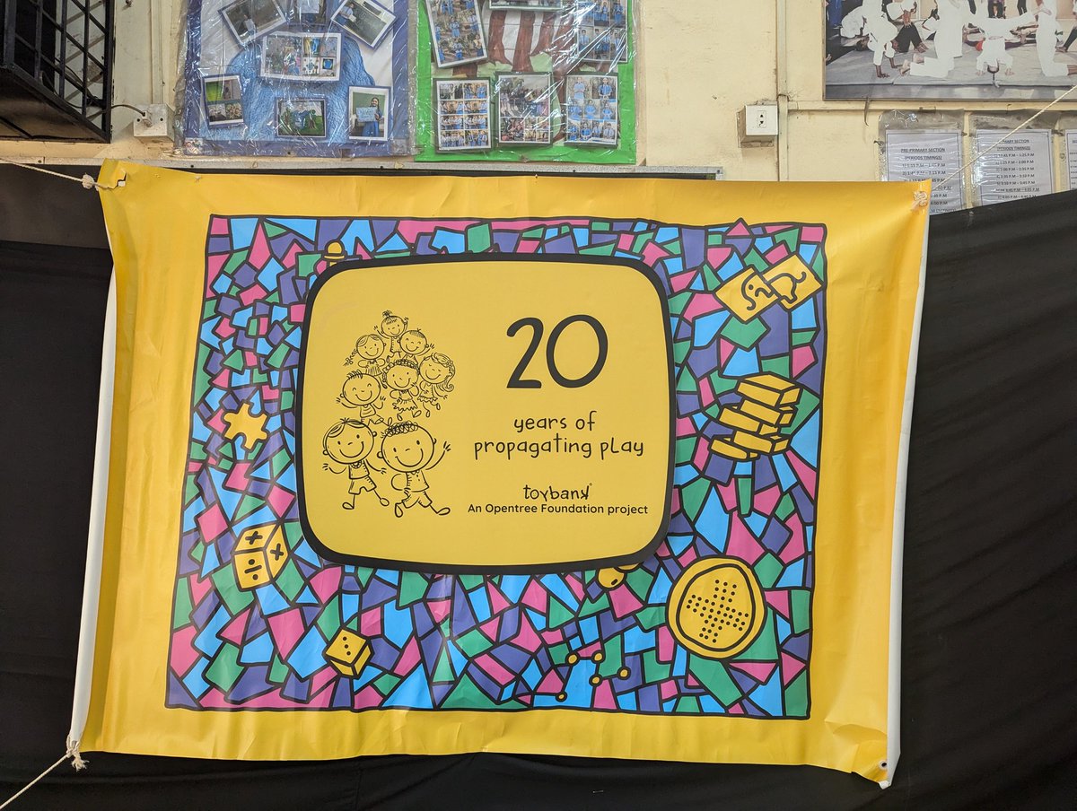 And so it begins! #20YearsOfPlay at @Toybank - #DevelopmentThroughPlay 

#RightToPlay