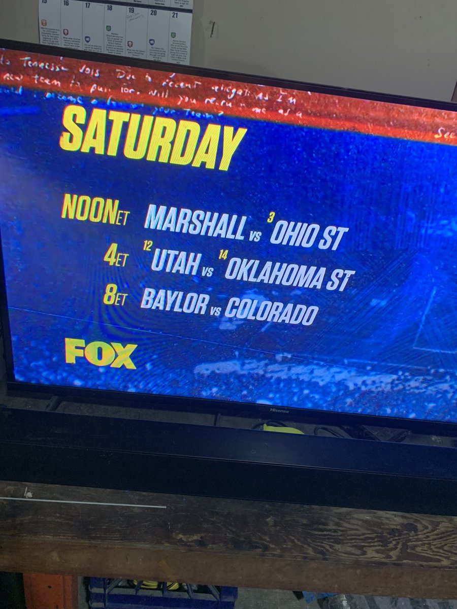 Big time game tomorrow for <a href="/AlumniDakota/">DakotaFootballAlumni</a> <a href="/Djstepney3/">DJ</a> playing for Marshsall against OSU! I just know he’s going to have a big game!!