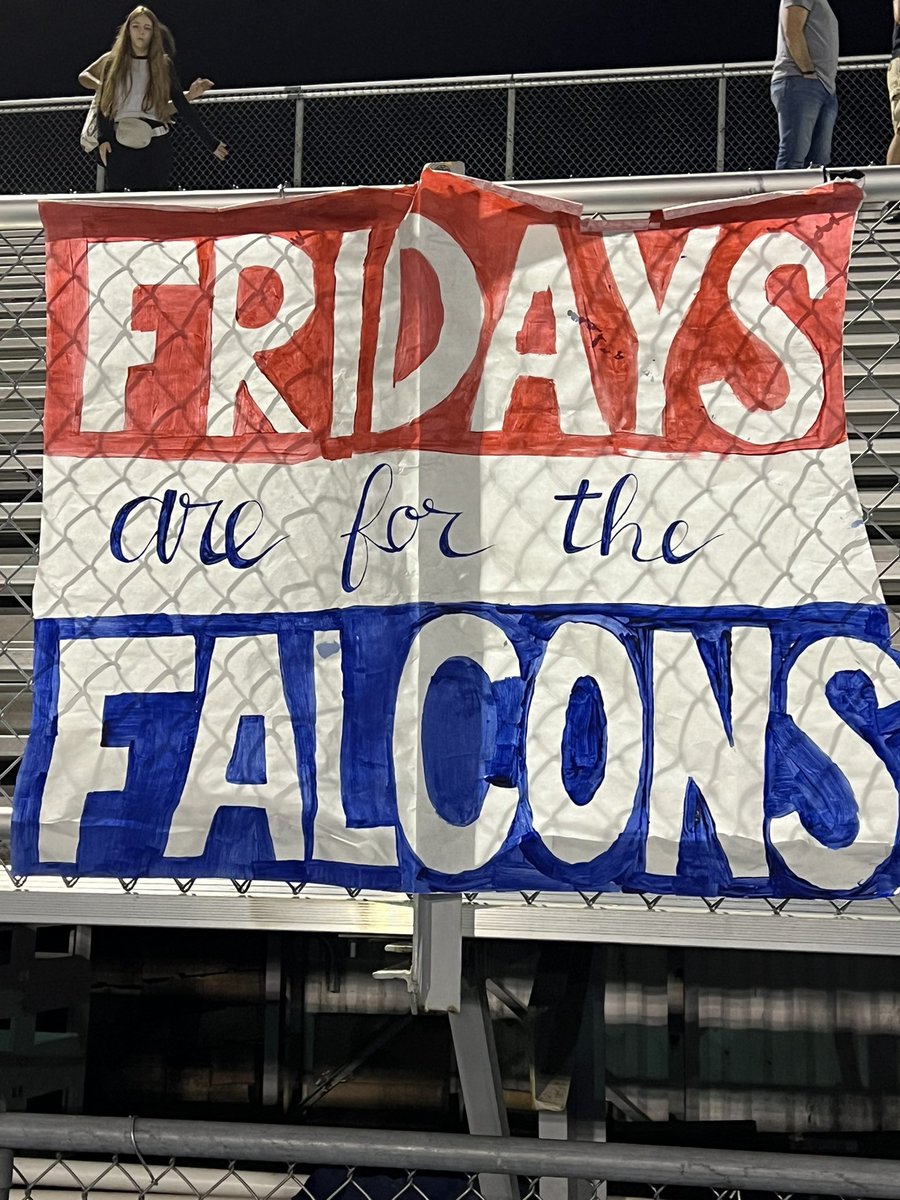 AthleticsWNHS's tweet photo. WOOHOO! Fridays are for the Falcons!! It's a BIG W over the St. Charles East Saints with a score of 27-19!! A beautiful night for #FNL - See you next week back at Rex!! 💙🏈💛 #LetsGoFalcons #GoGetEm @wnfalconfb @WN_Principal @WNcheerleading https://t.co/qx86CKFm7B