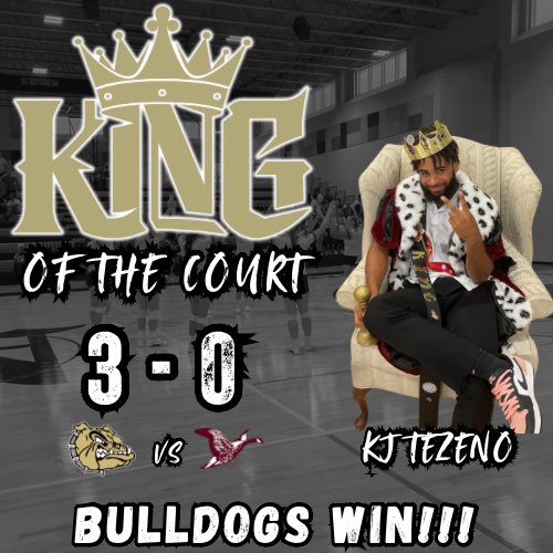 🗣️THY KING HAS BEEN CROWNED AND THE GANDERS HAVE FALLEN!!🗣️

We had a pretty SWEEP night tonight at the Doghouse!! KJ Tezeno was crowned King of the Court and all 3 teams swept the Ganders in straight sets!! Way to go Dogs!!!👑🔒🖤🐾🏐