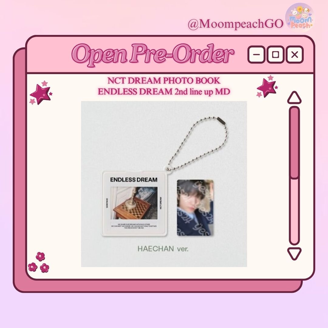 MoompeachGO's tweet photo. [Open Pre-order] NCT DREAM PHOTO BOOK ENDLESS DREAM 2nd line up MD

💸Postcard Set 170k | DP 125k 
💸Slide Mount Keyring Set 195k | DP 160k
💸Behind Book Set 370k | 275k
💸Fabric Poster 415k | DP 370k 

Link Order👇dibawah https://t.co/yUZ9qo94WO