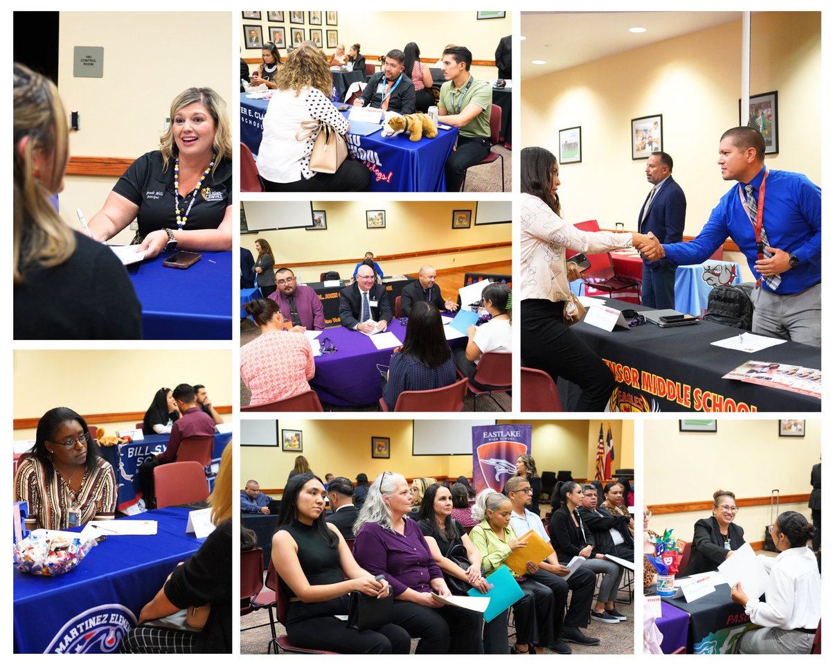 #TeamSISD We had a great turnout last night at our first job fair of the 2024-2025 school year! We are excited to welcome new employees to <a href="/SocorroISD/">Socorro ISD</a>!😄🤝🧑‍🏫🍎