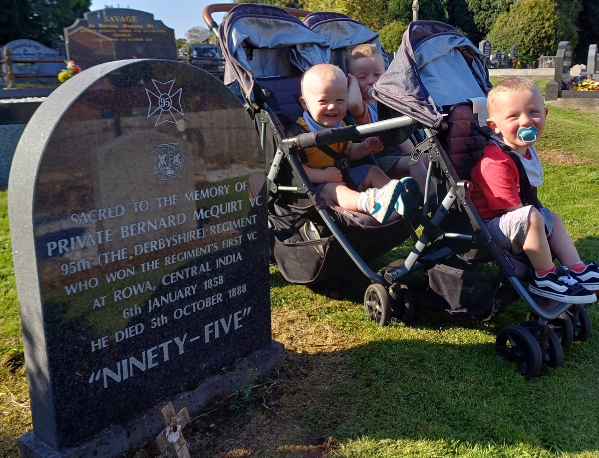 UlsterFrank's tweet image. Pte Bernard McQUIRT VC🏅
🔗facebook.com/mcquirtvc
🔗en.m.wikipedia.org/wiki/Bernard_M…
•#VictoriaCross(1858 #India🇮🇳)
•Served #Crimea
🔗x.com/MAJ_1868_1918/…

95th #Derbyshire🐏Regt
[@MercianRegiment]
🔗en.m.wikipedia.org/wiki/95th_(Der…

•🪦#Donaghcloney, #NorthernIreland with 3 #Derby lads👨‍👦‍👦