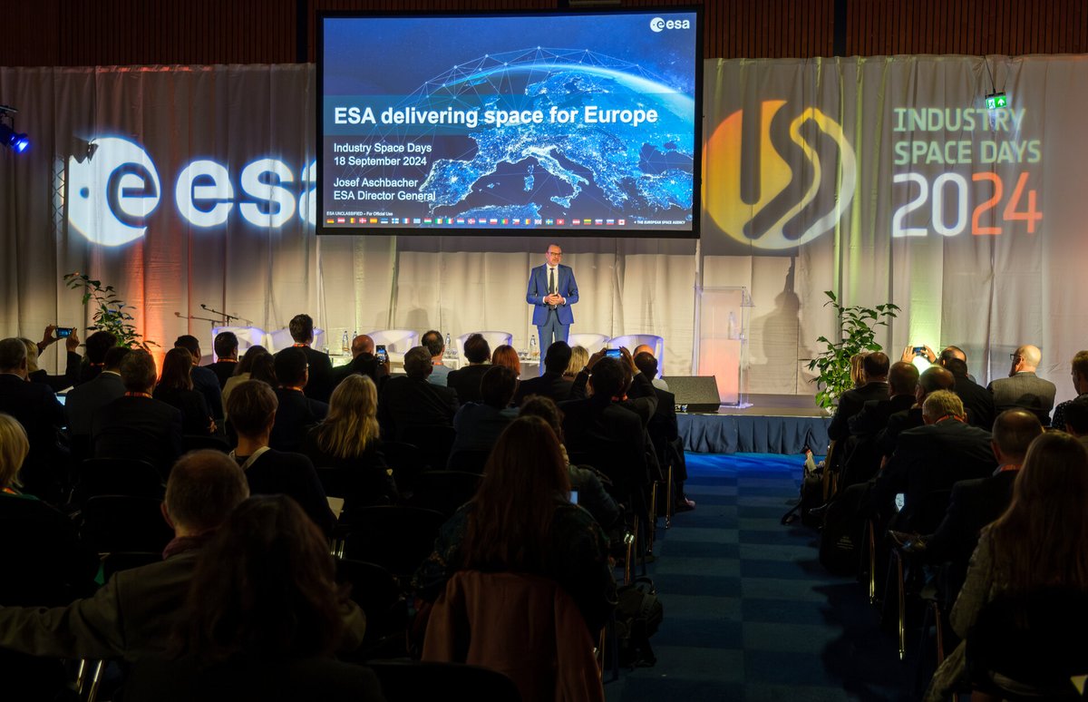 Highlights of ESA’s Industry Space Days 2024 dlvr.it/TDVHFn