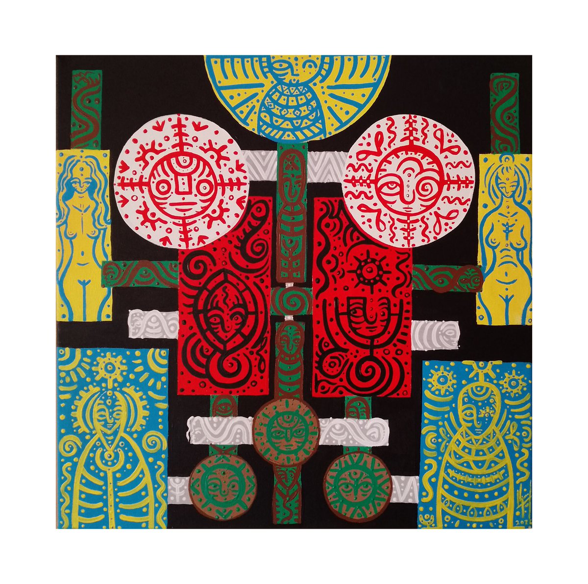 //İsimsiz 
//50x50 cm
//Tuval Üzerine Akrilik Boya
//2024
//İzmir