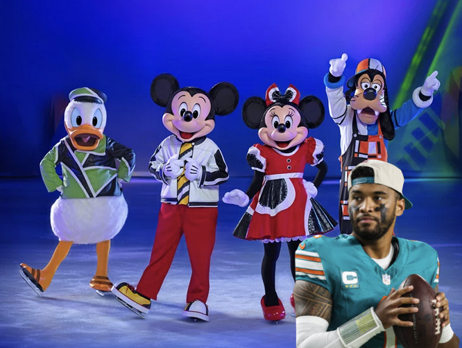 TheListFinsPod's tweet photo. Can't believe Tua risked his career going to such a dangerous place! #DisneyGate #GoFins https://t.co/LWwPTDBIF7