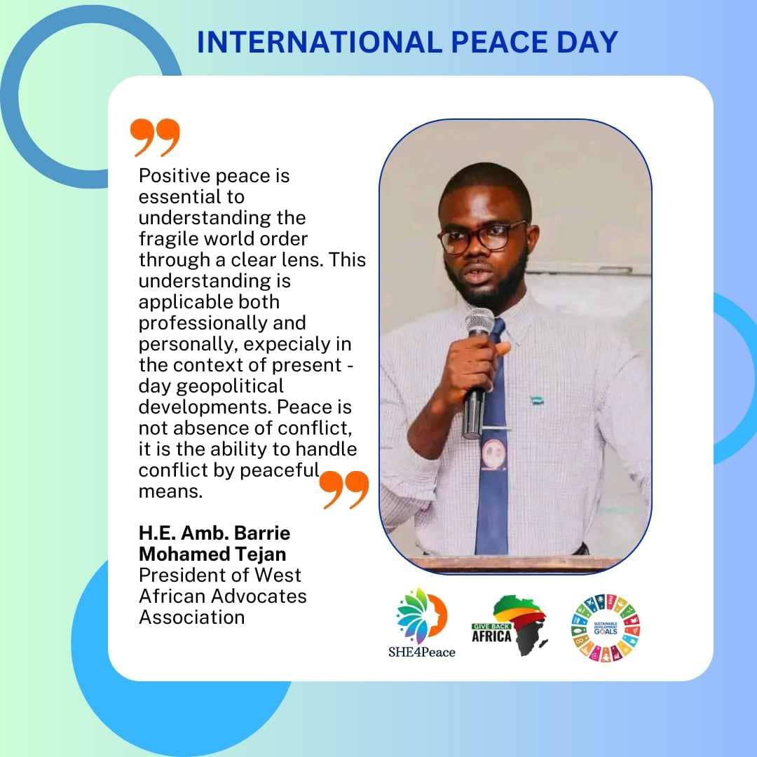 SHE4Peace's tweet photo. “What is development without the collaborative effort of those involved in the process?” 

@PresidentBio 
@dsengeh 
@UNDP https://t.co/K11MKnMK37