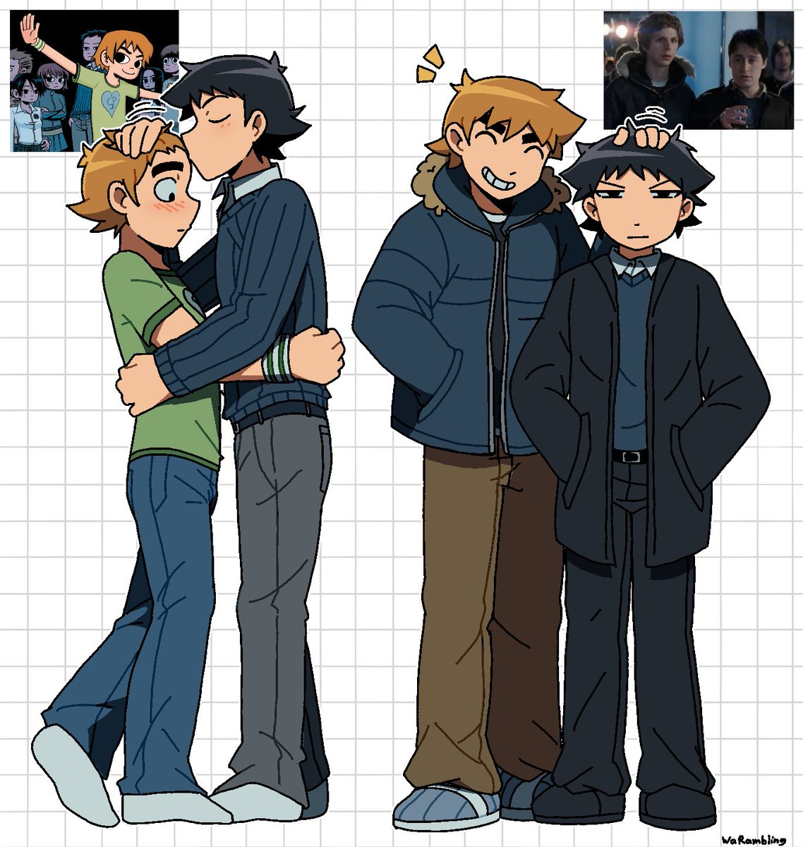 WaRambling's tweet photo. Comic height vs movie height
#Scollace https://t.co/gyr4yNwyyx