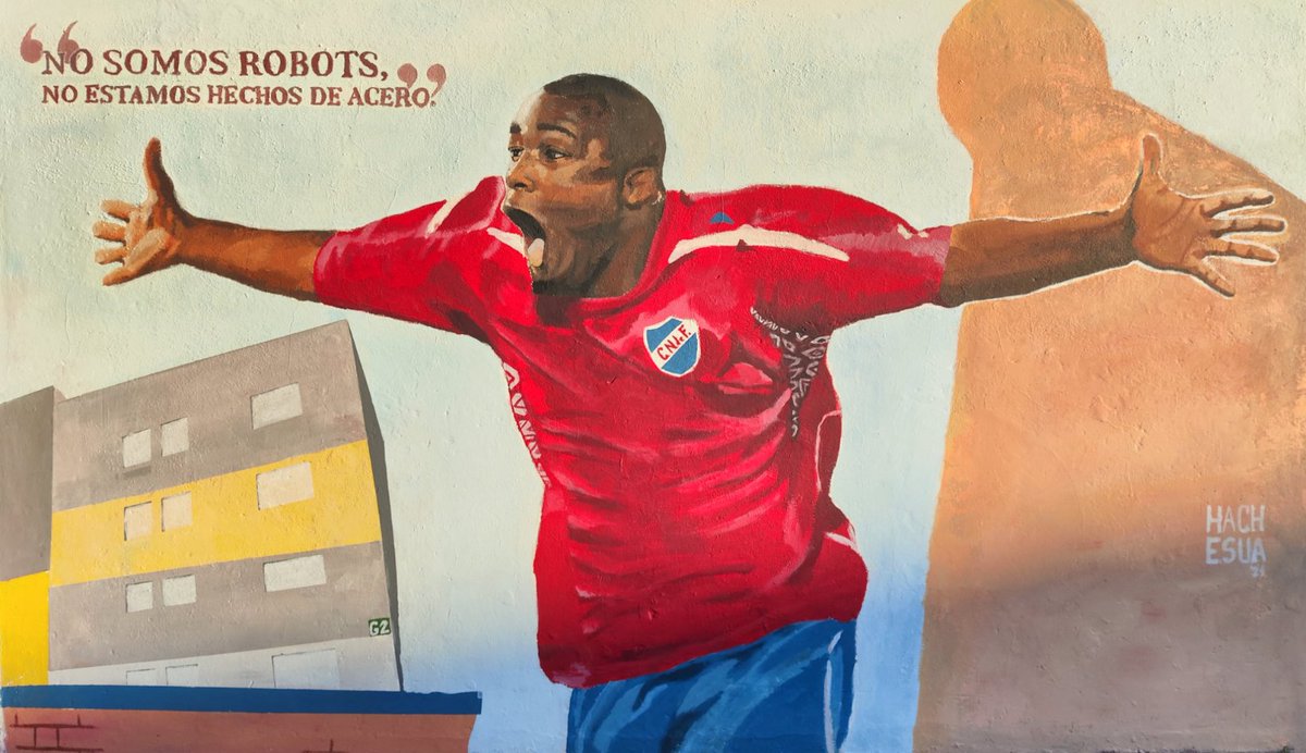HacheSua's tweet photo. Restauramos el mural de Santiago en el Complejo América.
Muchas gracias a esa banda de amigos que me acompañó esta semana, me hacen sentir muy bienvenido. Realmente disfruté estos días.
Morro eterno, siempre con nosotros. https://t.co/V4EMFboI9C