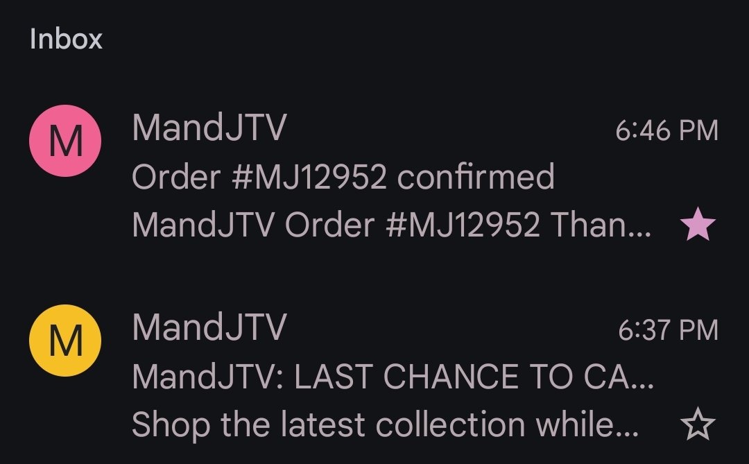 alteridolriley's tweet photo. The only proper response when one of your favorite youtuber's store emails you about LAST CHANCE 🩵💚 Go Team Sky! @MandJTV_Michael https://t.co/FRZv1EiELr