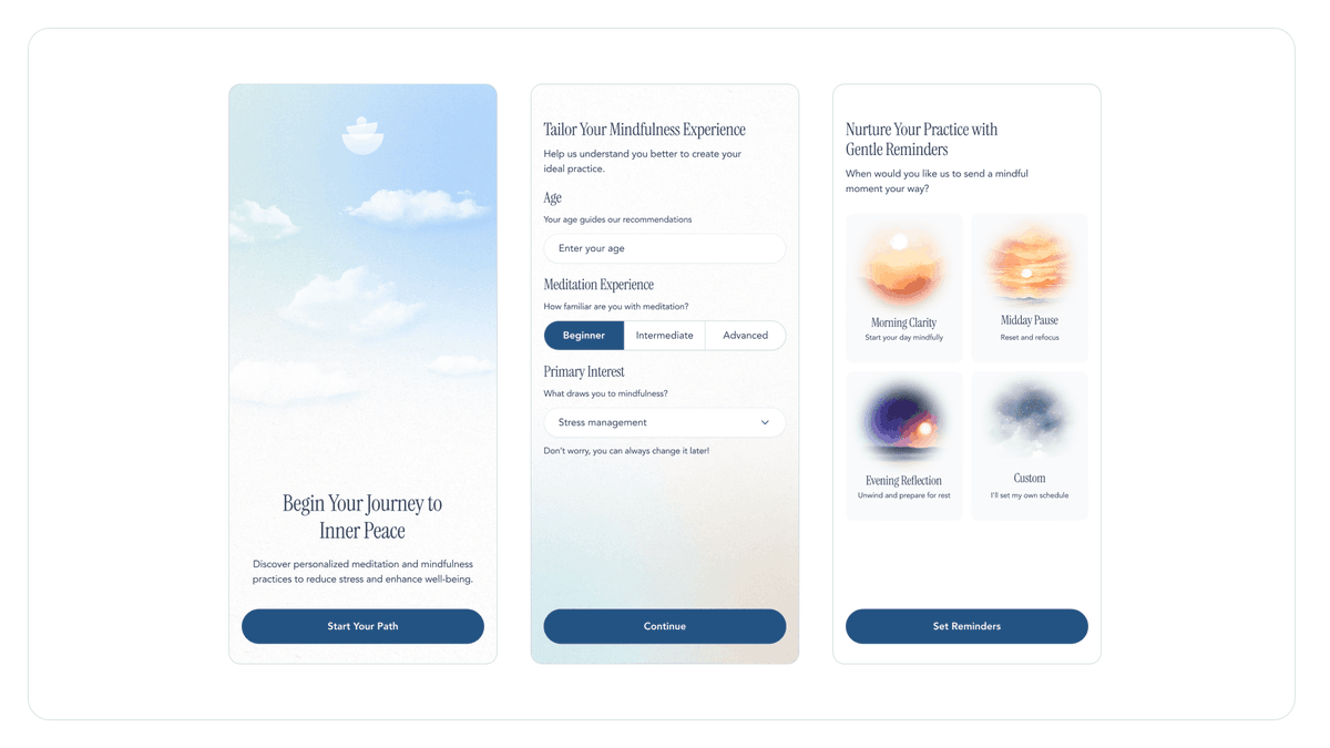 Mental Wellness App Design Exploration

#daretoshare24 #buildinpublic