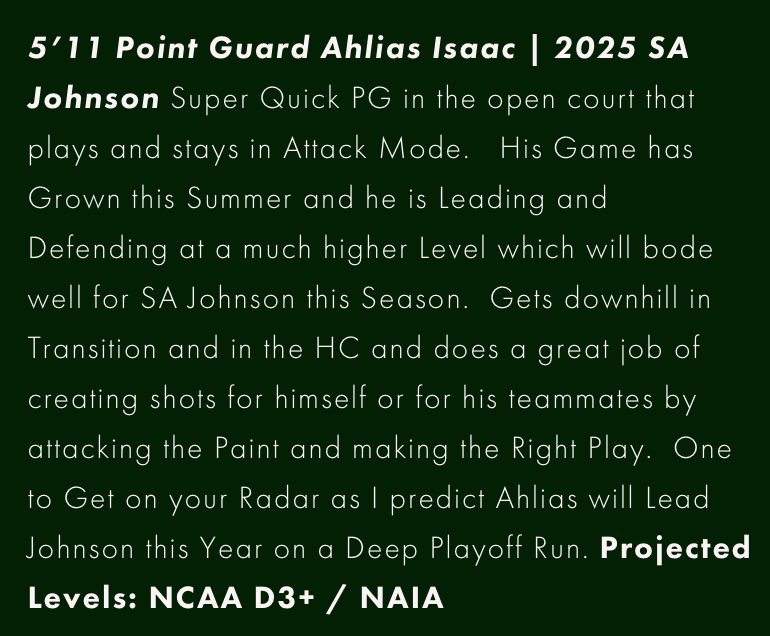 I will be playing in the GASO-San Antonio this weekend on Saturday, come check me out! 
@UCExposure <a href="/CTJ_BoysHoops/">CTJBoys_Hoops</a> 

ucexposurerecruits.com/player-cards/a…