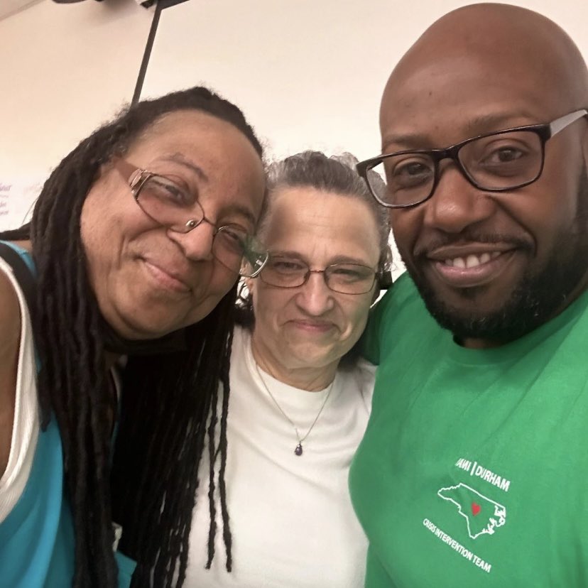 Grateful for these amazing individuals—Jackie Pilgrim, Donna Foreman &amp; Laylon Williams, CIT Leadership Coordinator. They presented to 1st responders during the 40-hour CIT training. We’re incredibly thankful &amp; proud of the work they do to reach &amp; uplift our community.💙