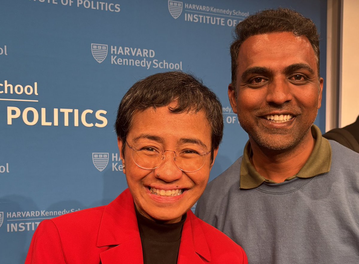 Dr.Ranjitsinh (@ranjitdisale) on Twitter photo It was such a great honour to meet <a href="/mariaressa/">Maria Ressa</a> The <a href="/NobelPeaceOslo/">Nobel Peace Center</a>
She raised concerns and alerted the public around the world to the threats associated with this new mode of capitalism driven by the secret population-scale collection and exploitation of human data. It was such a great honour to meet <a href="/mariaressa/">Maria Ressa</a> The <a href="/NobelPeaceOslo/">Nobel Peace Center</a>
She raised concerns and alerted the public around the world to the threats associated with this new mode of capitalism driven by the secret population-scale collection and exploitation of human data.