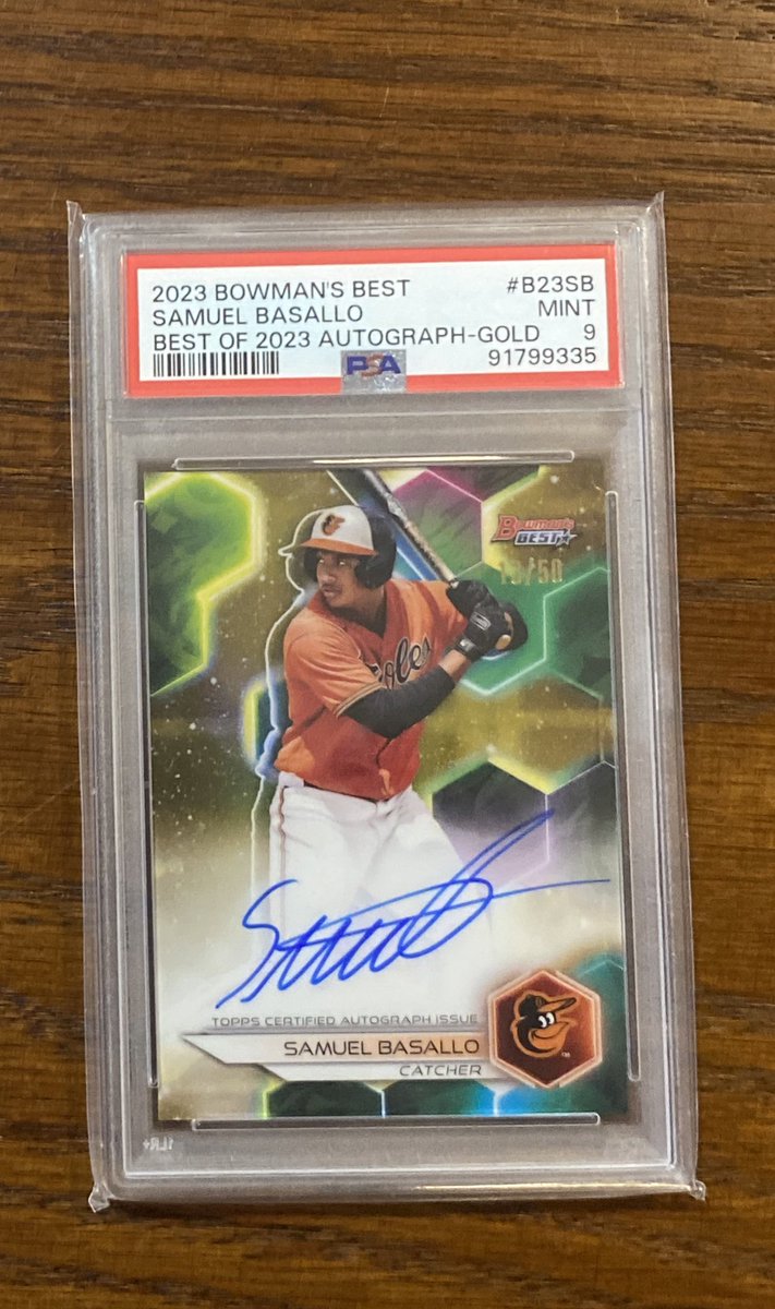 DragsCards's tweet image. 💥How bout a giveaway!?💥

To enter to win a free Samuel Basallo bowman beat auto /50:
🚨retweet🚨
🚨follow 🚨

Winner randomly selected Sunday 9/29!