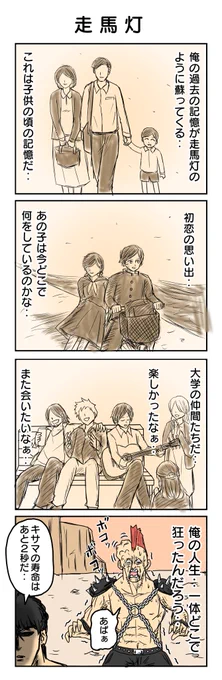 走馬灯
#4コマ漫画 #4コマ #再掲 
