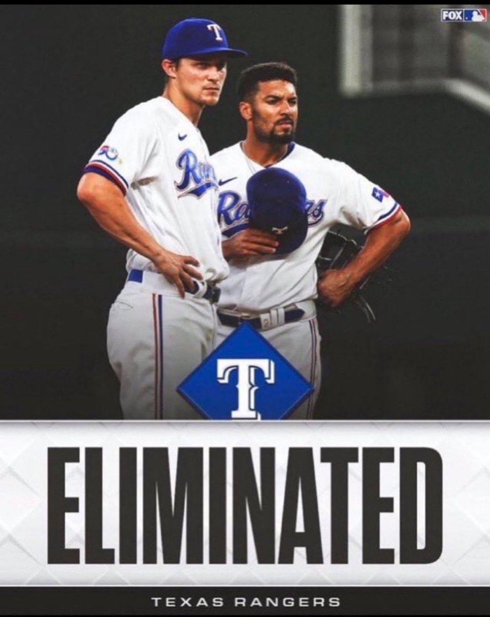 BenVerlander's tweet image. Had a lottt of Rangers fans in my mentions throughout the year. It has quieted of late for some reason. 

Wanted to share now that they have been eliminated from the AL West race