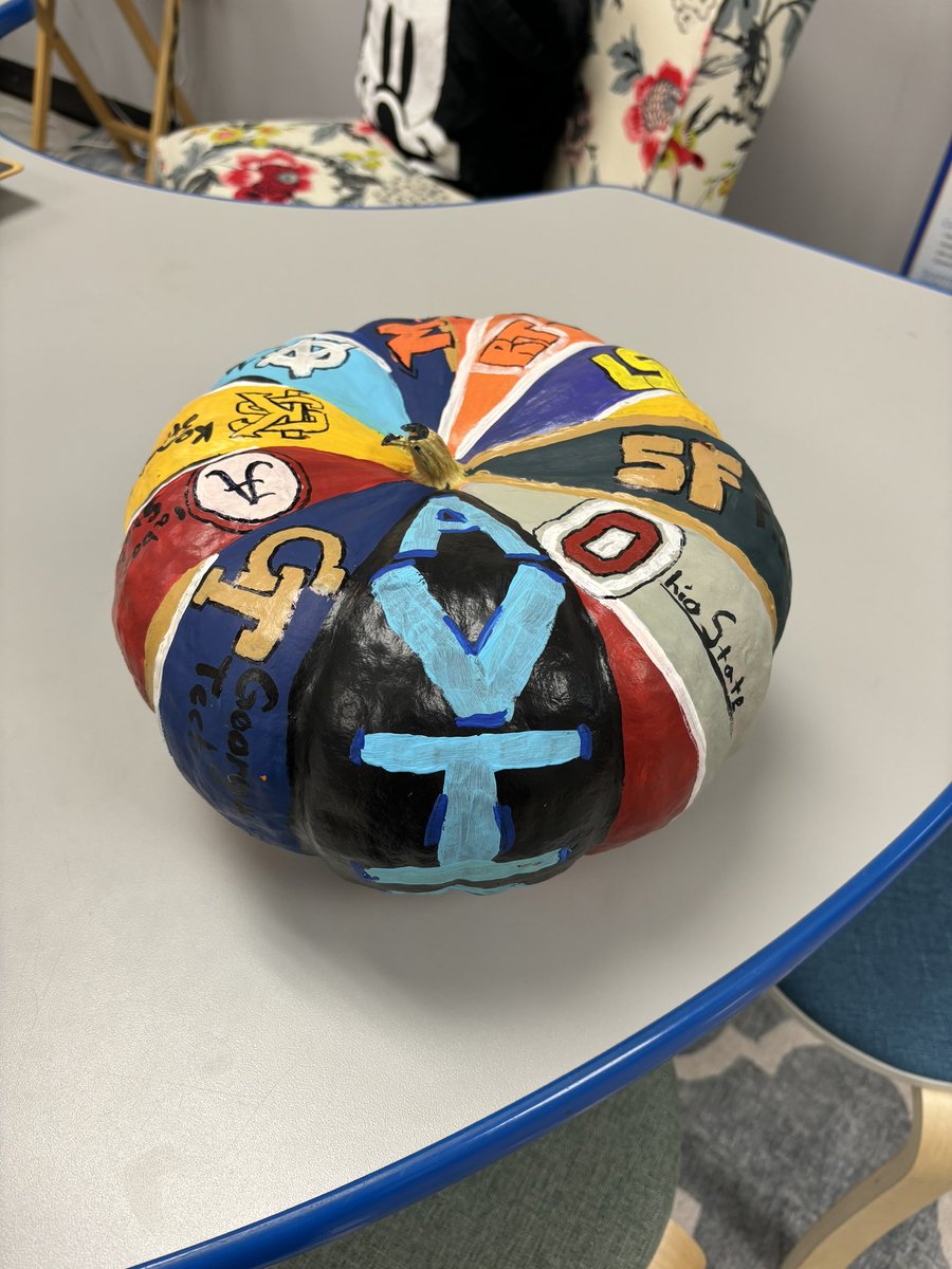 Jennifer Okiyama (@jenniferokiyama) on Twitter photo When you give the child a pumpkin, they make it an AVID pumpkin!
Credit to EPMS 8th grade AVID student Carolyn White💙💛💙💛
<a href="/FultonCoSchools/">FultonCountySchools</a> <a href="/AVID4College/">AVID</a> <a href="/AVIDepms/">ElkinsPointe MS AVID</a> @ElkinsPointe PTSA @EPMS Principal When you give the child a pumpkin, they make it an AVID pumpkin!
Credit to EPMS 8th grade AVID student Carolyn White💙💛💙💛
<a href="/FultonCoSchools/">FultonCountySchools</a> <a href="/AVID4College/">AVID</a> <a href="/AVIDepms/">ElkinsPointe MS AVID</a> @ElkinsPointe PTSA @EPMS Principal