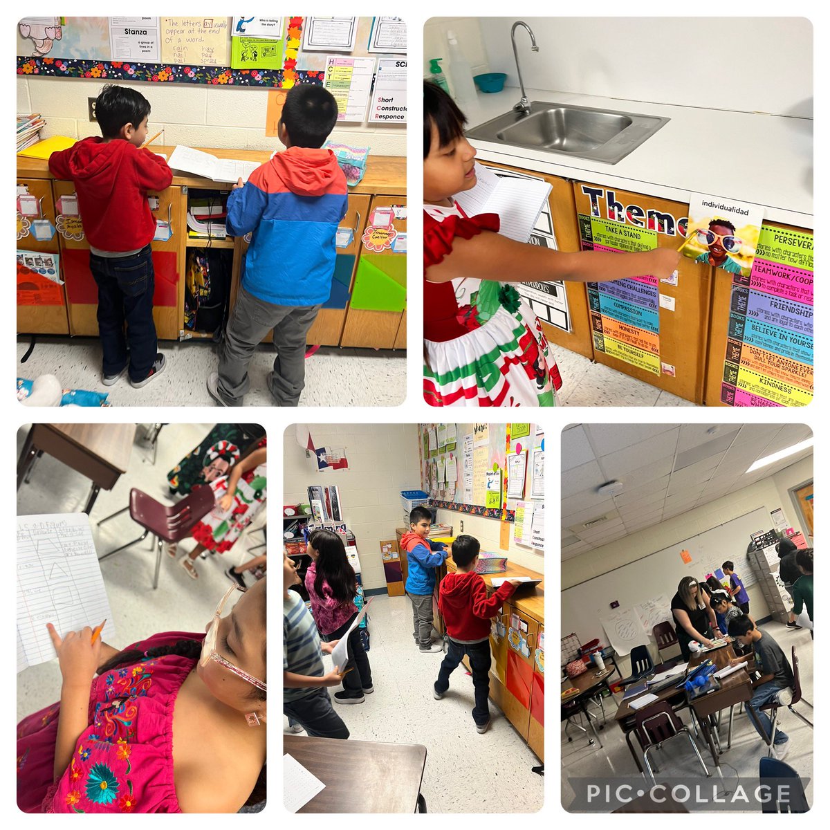 My students working hard this week! Reading small group lessons, Vocabulary review with guess the word game, writing sentences with plural nouns, and scavenger hunt for 2D shapes! So much fun in 3rd grade! <a href="/Erikardz11G/">Erika G. Garcia</a> <a href="/Karime_Flores7/">Karime Flores</a> <a href="/Wilson3rdGrade/">3rd grade</a> <a href="/warriors112/">Wilson Elementary</a> <a href="/MrsYajairaRmz/">Yajaira Ramirez</a>