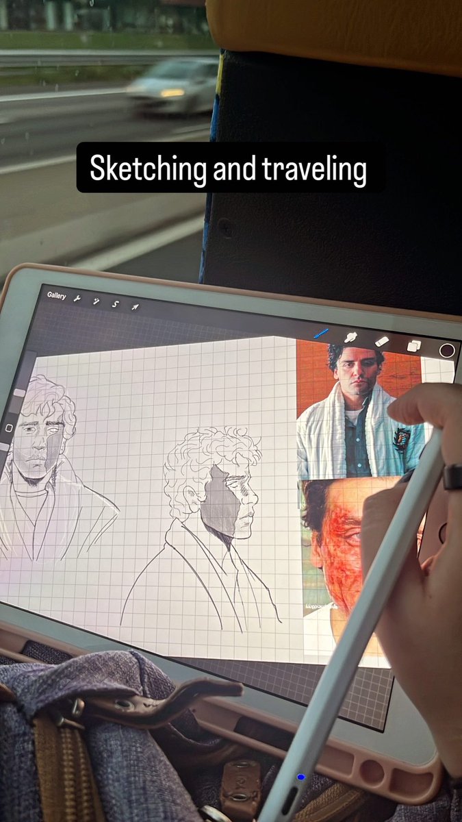 faretheeart's tweet photo. Today sketching saved me from all the stress of traveling for over 8+ hours 

[#BasilStitt #LightningFace #OscarIsaac] https://t.co/uQuI0EP4ic