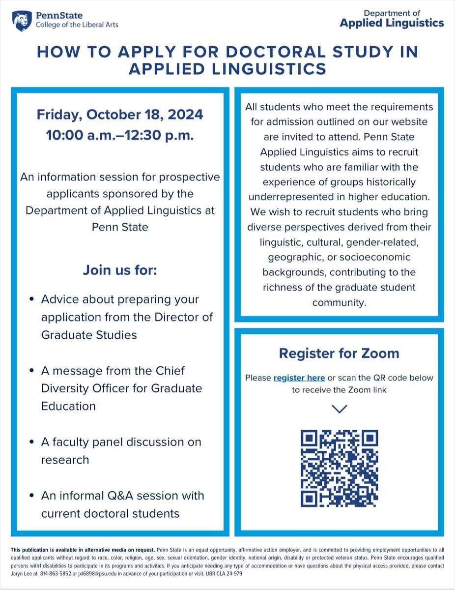 Join us at Penn State APLNG 🥳