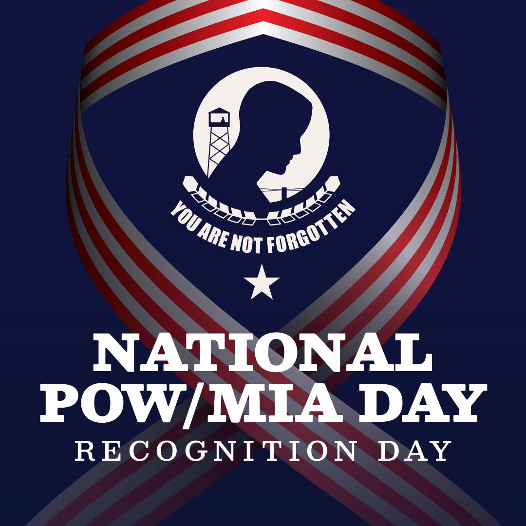 As a proud member of our #Maryland General Assembly's Veterans Caucus, I express my profound gratitude to our heroes who endured enemy captivity &amp; those who made the ultimate sacrifice &amp; have yet to return home. #POWMIARecognitionDay #POWMIA