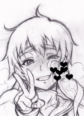 もつ史上一番かわいく描けたさくら 