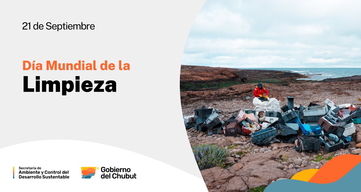 En el Día Mundial de la Limpieza, desde la SAyCDS recordamos la importancia de mantener limpios y libres de residuos todos los espacios naturales y urbanos de uso común.

Juntos podemos proteger nuestros espacios y patrimonios comunes, preservando la belleza de nuestra Patagonia.